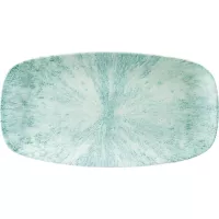CHURCHILL Stone Aquamarine mělký talíř, délka: 298 mm