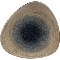 CHURCHILL Stonecast Aqueous Bayou talerz płaski, trójkątny, średnica: 229 mm