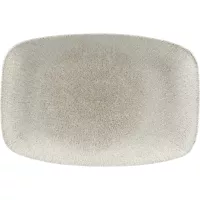 CHURCHILL Raku Agate grey Talíř mělký, obdélníkový, délka: 300 mm