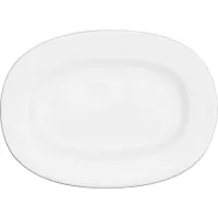 CHURCHILL Alchemy White Talerz płaski, owalny, brzeg, długość: 280 mm