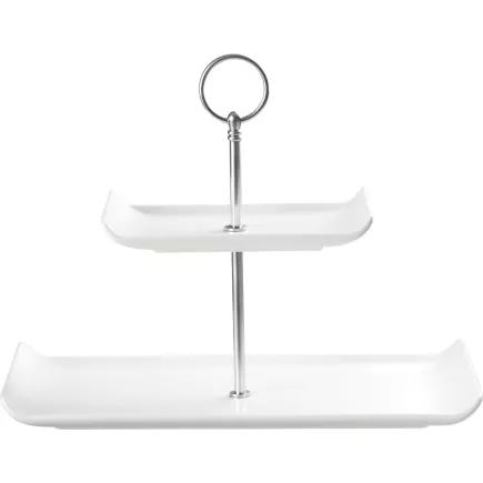 CHURCHILL Alchemy Plate Towers Etagère, 2-częściowa, długość: 300 mm