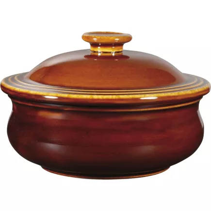 CHURCHILL Art de Cuisine Rustics Garnek do duszenia z pokrywką, ø: 140 mm, brązowy