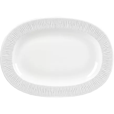 Talerz płaski owalny CHURCHILL „Bamboo”, długość: 280 mm, szerokość: 260 mm