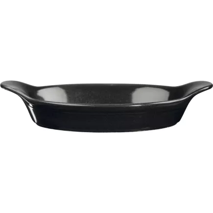 CHURCHILL Cookware Servírovací pánev oválná, s rukojetí, objem: 0,38 litru, černá