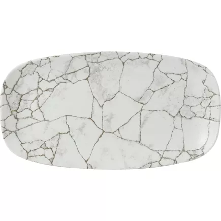 CHURCHILL Kintsugi Agate Grey talerz płaski, długość: 355 mm