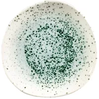 CHURCHILL Mineral Zielony Talerz płaski, organiczny, ø: 210 mm