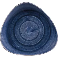 CHURCHILL Stonecast Cobalt Blue Talerz płaski, trójkątny, ø: 229 mm