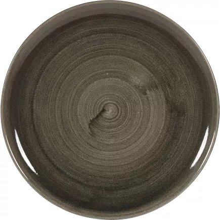 CHURCHILL Stonecast Iron Black talerz płaski, coup, ø: 324 mm