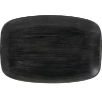 CHURCHILL Stonecast Iron Black mělký talíř, délka: 300 mm