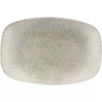 CHURCHILL Raku Agate grey Mělký talíř, obdélníkový, délka: 237 mm