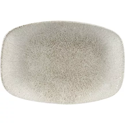 CHURCHILL Raku Agate grey Mělký talíř, obdélníkový, délka: 237 mm