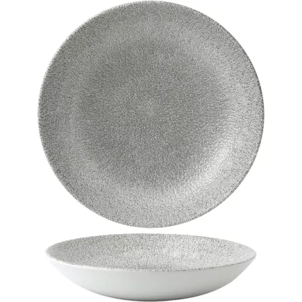 CHURCHILL Raku Jasper Grey talerz głęboki, coup, ø: 248 mm