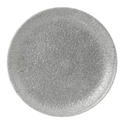 CHURCHILL Raku Jasper Grey talerz płaski, coup, ø: 165 mm