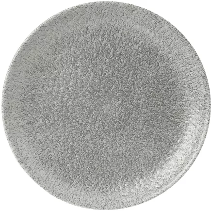 CHURCHILL Raku Jasper Grey talerz płaski, coup, ø: 217 mm