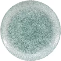 CHURCHILL Raku Jade green Talerz płaski, coup, ø: 217 mm