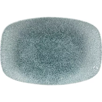 CHURCHILL Raku Jade green Taler płaski, prostokątny, długość: 237 mm