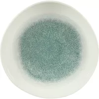 CHURCHILL Raku Jade green Talerz płaski, organiczny, ø: 286 mm