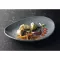 CHURCHILL Raku Topaz Blue talerz płaski, organiczny, ø: 286 mm