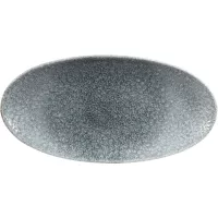 CHURCHILL Raku Topaz Blue talerz płaski, owalny, długość: 299 mm