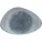 CHURCHILL Raku Topaz Blue talerz płaski, trójkątny, długość: 304 mm