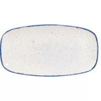 CHURCHILL Stonecast Hints Buffet Indigo Blue Talerz płytki, długość: 355 mm