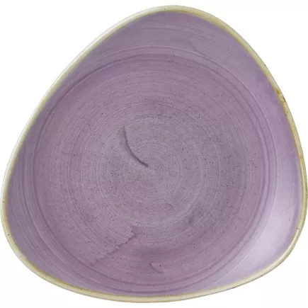 CHURCHILL Stonecast Lavender talerz płaski, trójkątny, ø: 229 mm