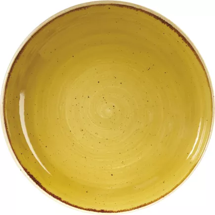 CHURCHILL Stonecast Musztardowe Ziarno Talerz głęboki, coup, ø: 310 mm