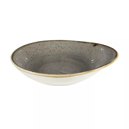 CHURCHILL Stonecast Peppercorn Grey mísa oválná, hluboká, délka: 160 mm