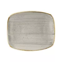 CHURCHILL Stonecast Pieprzny Szary talerz płaski, prostokątny, długość: 154 mm