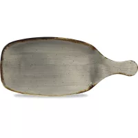 CHURCHILL Stonecast Peppercorn Grey talerz płaski z uchwytem, długość: 284 mm