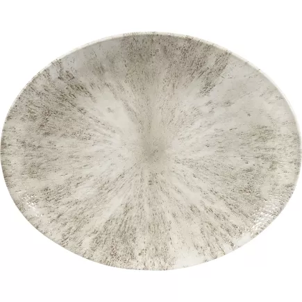 CHURCHILL Stone Agate grey mělký talíř, kulatý, délka: 317 mm