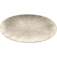 CHURCHILL Stone Agate grey talerz płaski, owalny, długość: 299 mm