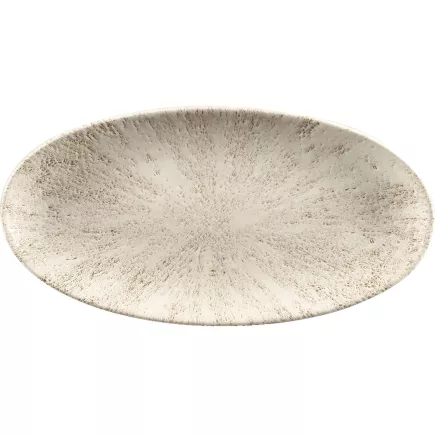 CHURCHILL Stone Agate grey talerz płaski, owalny, długość: 299 mm