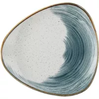 CHURCHILL Stonecast Accents Blueberry talerz płytki, trójkątny, ø: 229 mm