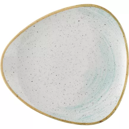 CHURCHILL Stonecast Accents Duck Egg Blue Talerz płaski, trójkątny, ø: 265 mm