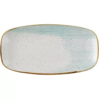 CHURCHILL Stonecast Accents Duck Egg Blue mělký talíř, délka: 298 mm