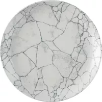 CHURCHILL Kintsugi Pearl Grey Talerz płaski, coup, ø: 288 mm