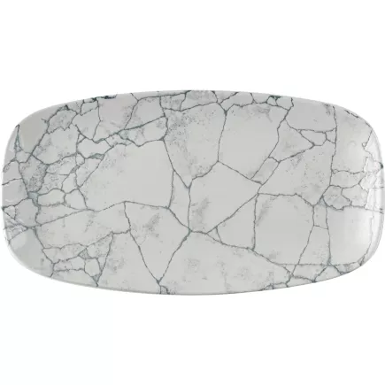 CHURCHILL Kintsugi Pearl Grey talerz płaski, długość: 355 mm