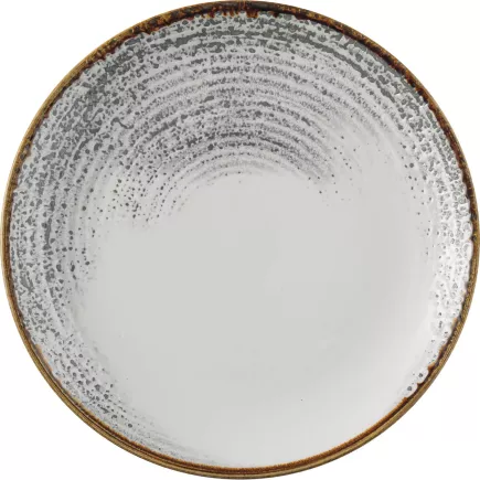 CHURCHILL Homespun Accents Jasper Grey Talerz płaski, coup, ø: 260 mm