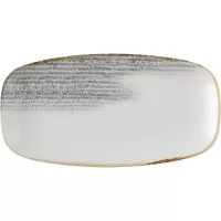 CHURCHILL Homespun Accents Jasper Grey talerz płaski, długość: 355 mm
