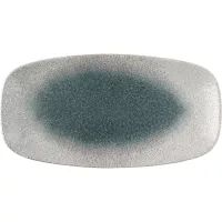 CHURCHILL Raku Agate Topaz mělký talíř, délka: 298 mm