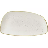 CHURCHILL Stonecast Barley White talerz płaski, geo, długość: 300 mm