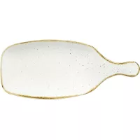 CHURCHILL Stonecast Barley White talerz płaski z uchwytem, długość: 284 mm