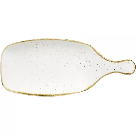 CHURCHILL Stonecast Barley White talerz płaski z uchwytem, długość: 284 mm