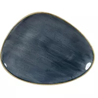 CHURCHILL Stonecast Blueberry talerz płaski, trójkątny, długość: 265 mm