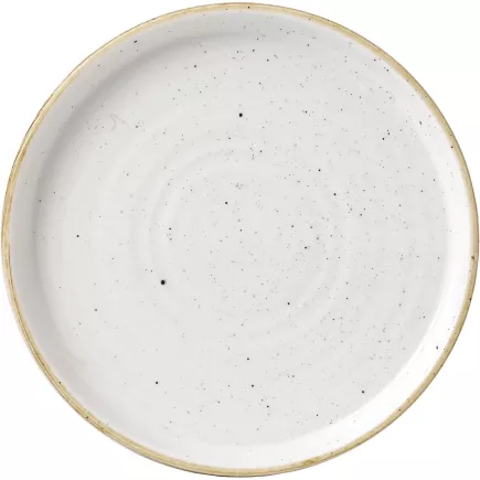 CHURCHILL Stonecast Barley White talerz płaski z podwyższonym brzegiem, ø: 260 mm