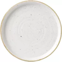 CHURCHILL Stonecast Barley White talerz płaski, z podniesionym brzegiem, ø: 210 mm
