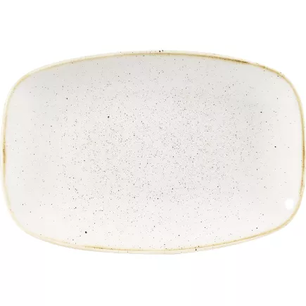 CHURCHILL Stonecast Barley White talerz prostokątny, długość: 237 mm