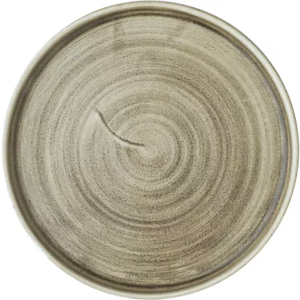 CHURCHILL Stonecast Antique Taupe talerz płaski z podwyższoną krawędzią, śr: 210 mm