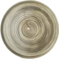 CHURCHILL Stonecast Antique Taupe mělký talíř, s vyvýšeným okrajem, průměr: 260 mm